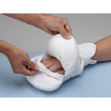 Tidi Products Hand Control Mitt Peek-A-Boo One Size Fits Most Hook and Loop Closure Without Straps - Pair - 2811-PR