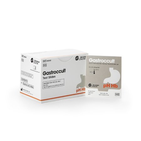 Hemocue Cancer Screening Test Kit Gastroccult® Antacid Prophylaxis Monitor Gastric Occult Blood and pH Test Gastric Aspirate / Vomitus Sample 40 Tests CLIA Waived - Case of 400 - 66040A-CS