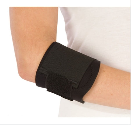 DJO Elbow Support PROCARE® Small Contact Closure Tennis Left or Right Elbow 6 to 8 Inch Circumference Black - Each - 79-81183-EA