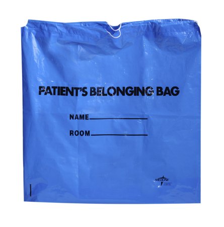 Medline Patient Belongings Bag Medline 18 X 20 Inch Polyethylene Resin Drawstring Closure White - Case of 250 - NON026310-CS