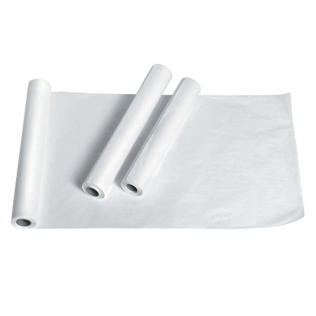 Medline Table Paper Medline 18 Inch Width White Smooth - Roll of 1 - NON23322-RL