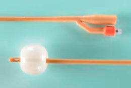 Bard Foley Catheter Bardex® I.C. 2-Way Coude Tip 5 cc Balloon 20 Fr. Red Rubber - Case of 12 - 0102SI20-CS