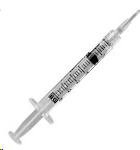 BD Cannula with Syringe Interlink® Blunt Tip 3 mL 17 Gauge - Case of 800 - 303346-CS