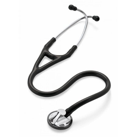 3M Cardiology Stethoscope 3M™ Littmann® Master Cardiology™ Black 1-Tube 27 Inch Tube Single Head Chestpiece - Each - 2160-EA