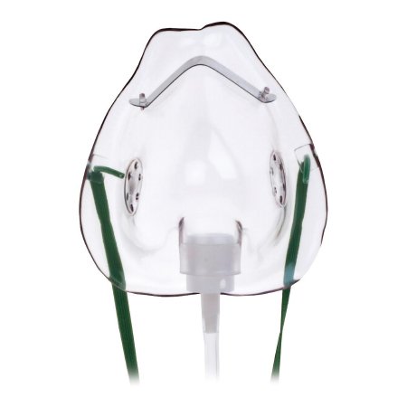 Medline Oxygen Mask Hudson RCI® Standard Style Adult One Size Fits Most Adjustable Head Strap / Nose Clip - Each - HUD1040-EA