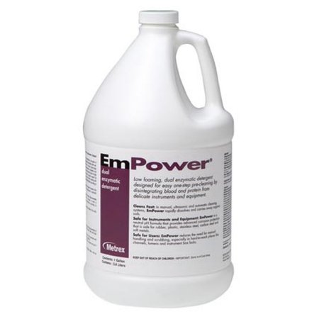 Metrex Research Dual Enzymatic Instrument Detergent EmPower® Liquid Concentrate 1 gal. Jug Fresh Scent - Case of 4 - 10-4100-CS