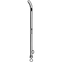 Sklar Urinary Drainage Catheter Sklar® Premium OR Grade Straight Tip Chrome Plated Stainless Steel 16 Fr. 5-3/4 Inch - Each - 85-2216-EA