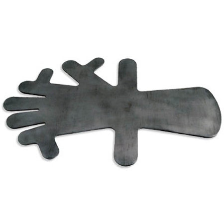 Sklar Surgical Hand Immobilizer Malleable Aluminum Left or Right Hand Gray One Size Fits Most - Each - 40-3050-EA
