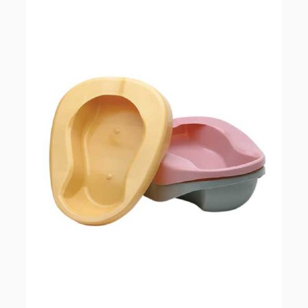 Medegen Medical Products LLC Pontoon Bedpan Medegen Dusty Rose 2 Quart / 1893 mL - Case of 20 - H120BG-10-CS