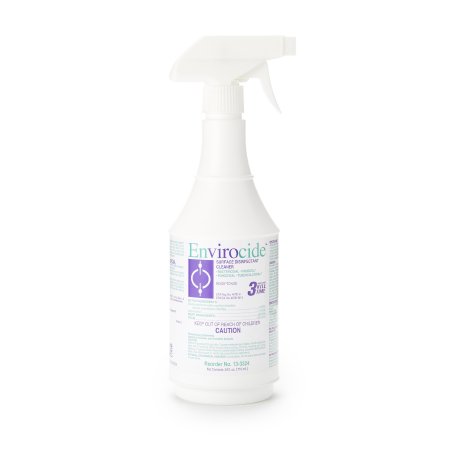 Metrex Research Envirocide® Surface Disinfectant Cleaner Alcohol Based Pump Spray Liquid 24 oz. Bottle Alcohol Scent NonSterile - BT/1 - 13-3324-BT