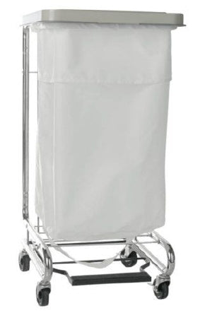 McKesson Hamper Stand McKesson Surgery Soiled Linen Rectangular Opening 30 to 33 gal. Capacity Foot Pedal Self-Closing Lid - Each - 03-159500-EA