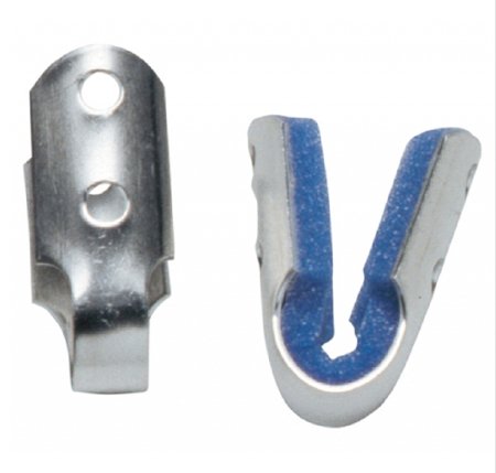 DJO Finger Splint ProCare® Medium Without Fastening Left or Right Hand Blue / Silver - Pack of 12 - 79-71905-PK