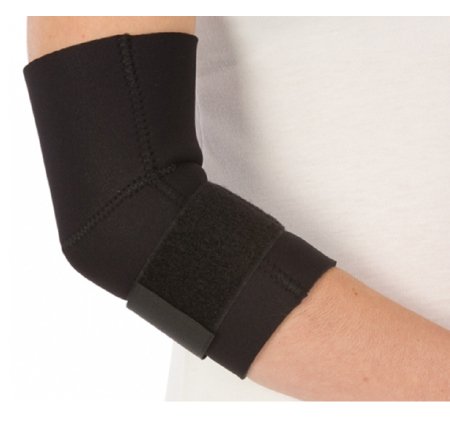 DJO Elbow Support PROCARE® Large Pull-On with Strap Tennis Elbow Left or Right Elbow Black - Each - 79-82327-EA