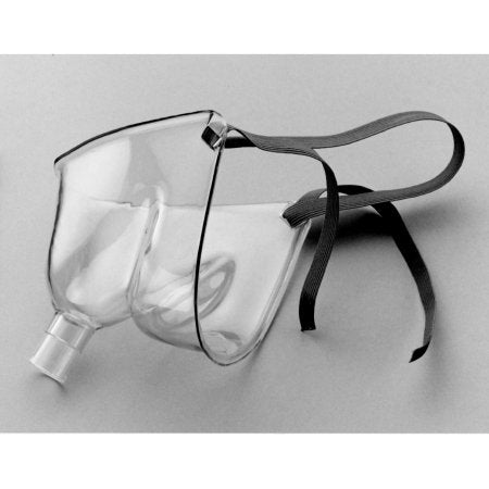 Sun Med Aerosol Mask Salter Labs® Under the Chin Style Adult One Size Fits Most Adjustable Head Strap - Case of 50 - 1110-0-50-CS