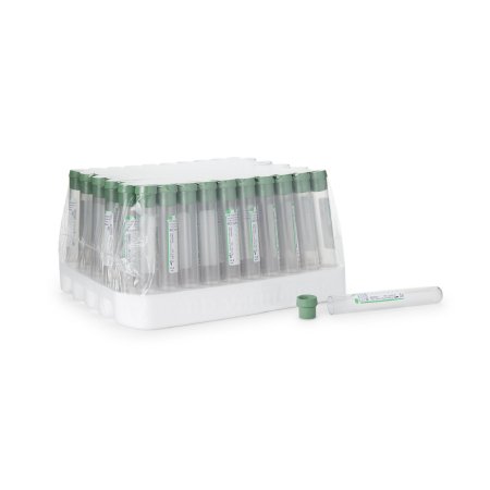 BD BD Vacutainer® Venous Blood Collection Tube Plasma Tube Sodium Heparin Additive 16 X 100 mm 10 mL Green Conventional Closure Plastic Tube - Case of 1000 - 367874-CS