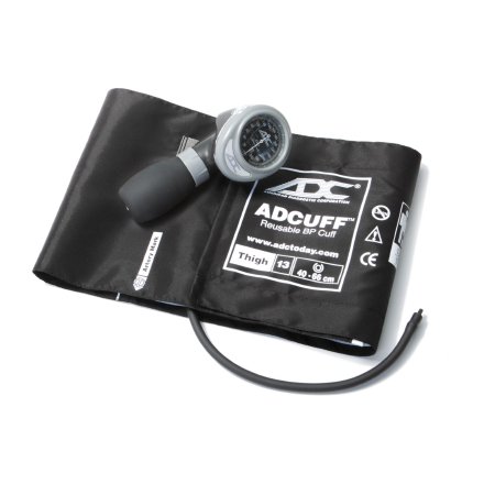 American Diagnostic Corp Aneroid Sphygmomanometer Unit Diagnostix™703 Series Thigh Nylon 40 - 66 cm Palm Aneroid - Each - 703-13TBK-EA