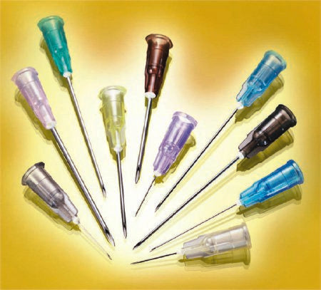 Nipro Medical Hypodermic Needle Flomax 5/8 Inch Length 25 Gauge Ultra Thin Wall Without Safety - Box of 100 - AH+2516-1M-BX
