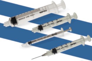 Nipro Medical General Purpose Syringe Nipro™ Luer Slip Tip Without Safety - Case of 1000 - JD+03S-CS