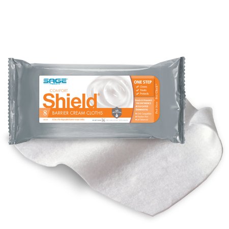 Sage Products Incontinence Care Wipe Comfort Shield® Soft Pack Dimethicone Unscented 8 Count - Pack of 8 - 7905-PK