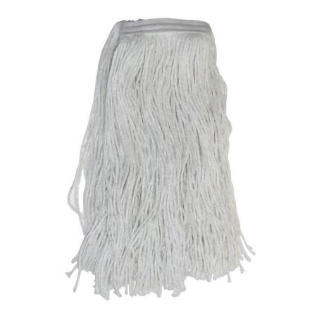 Microtek Medical Wet String Mop Head Cut-end Size 16 White Rayon Disposable - Each - MN16RG-RN-EA