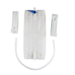 Hollister Urinary Leg Bag Anti-Reflux Valve Sterile Fluid Path 900 mL Vinyl - Each - 9349-EA