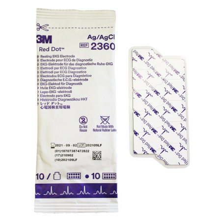 3M ECG Resting Electrode Radiolucent Tab Connector 10 per Pack - Case of 4000 - 2360-CS