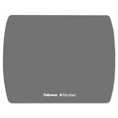 Fellowes® Ultra Thin Mouse Pad with Microban Protection, 9 x 7, Graphite - Each - FEL-5908201-EA