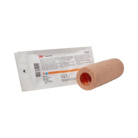 3M Cohesive Bandage 3M™ Coban™ LF 6 Inch X 5 Yard Self-Adherent Closure Tan Sterile Standard Compression - Case of 12 - 2086S-CS