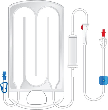3M Fluid Warming Set Ranger™ Pump 1 Port 9,000 mL / Hr Drip Rate Without Filter 30 Inch Tubing Blood / Solution - Case of 10 - 24200-CS