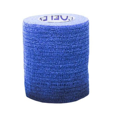 Andover Coated Products Cohesive Bandage CoFlex® NL 3 Inch X 5 Yard Self-Adherent Closure Blue NonSterile 12 lbs. Tensile Strength - Case of 24 - 5300BL-024-CS