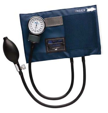Mabis Healthcare Aneroid Sphygmomanometer Unit Mabis® Caliber™ Large Adult Nylon 33 - 51 cm Pocket Aneroid - Each - 01-130-016-EA