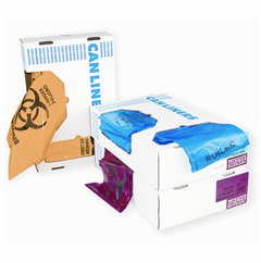 Lagasse Infectious Waste Bag 40 to 45 gal. Red Bag Polyethylene 40 X 46 Inch - Case of 75 - HERA8046ZR-CS