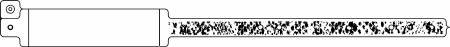 Precision Dynamics Identification Wristband Splash Strap® Write On Band Permanent Snap Without Legend - Box of 500 - 529-41-PDM-BX