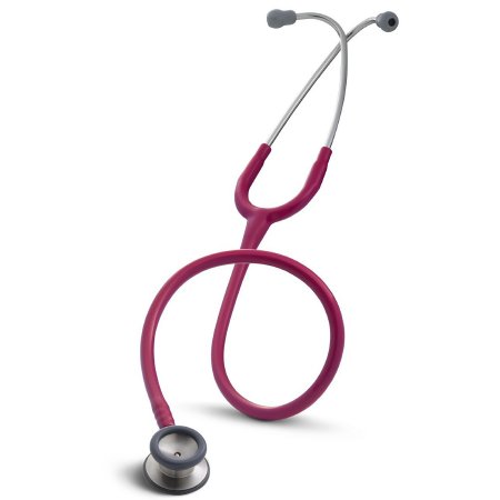 3M Classic Stethoscope 3M™ Littmann® Classic II™ Raspberry 1-Tube 28 Inch Tube Double-Sided Chestpiece - Each - 2122-EA