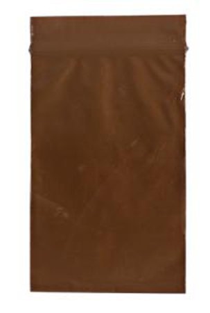 RD Plastics Company Reclosable Bag 2 X 3 Inch Plastic Amber Zipper Closure - Pack of 100 - Q207-PK