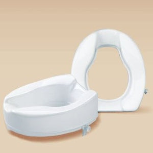 Patterson Medical Supply Raised Toilet Seat Patterson Medical 4 Inch Height White 420 lbs. Weight Capacity - Each - AA2114-EA