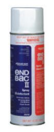 Lagasse Diversey™ End Bac® II Surface Disinfectant Quaternary Based Aerosol Spray Liquid 15 oz. Can Unscented NonSterile - Case of 12 - DVO04832-CS