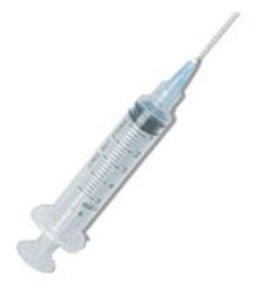 AirTite Products Standard Hypodermic Syringe with Needle ExelInt® 6 mL 1-1/2 Inch 22 Gauge NonSafety Regular Wall - Case of 800 - 26211-CS
