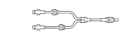 Baxter IV Extension Set Standard Bore 7 Inch Tubing Without Filter - Case of 48 - 2C5647-CS
