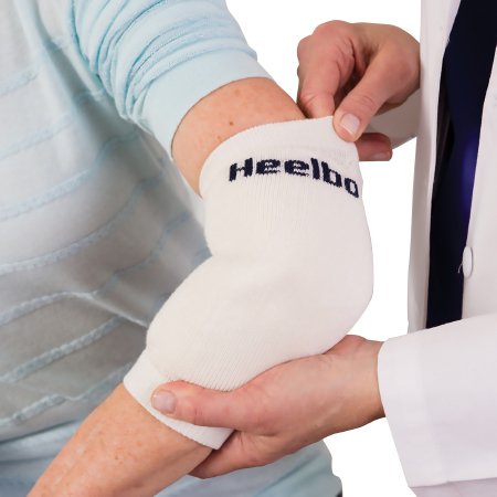 Mabis Healthcare Heel / Elbow Protection Sleeve Heelbo® Large White - Case of 12 - D 12039-CS