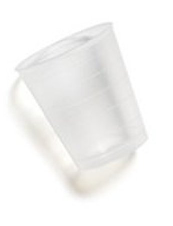 Avanos Medical Sales LLC Graduated Medicine Cup PYtest™ 1 oz. Clear Plastic Disposable - Box of 400 - 60449-BX