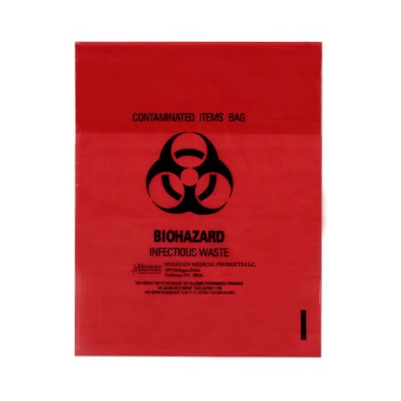Medegen Medical Products LLC Biohazard Waste Bag Medegen Medical Products 1 to 3 gal. Red Bag Polyethylene 11 X 14 Inch - Case of 500 - 50-42-CS