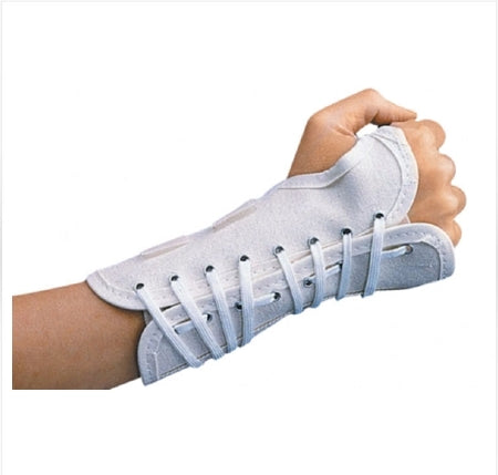 DJO Cock-Up Wrist Brace ProCare® Aluminum / Canvas Right Hand White 2X-Small - Each - 79-87381-EA