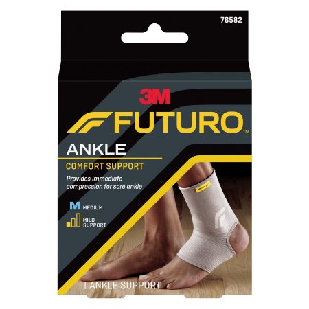 3M Ankle Support 3M™ Futuro™ Comfort Lift™ Medium Pull-On Foot - Case of 24 - 76582ENR-CS