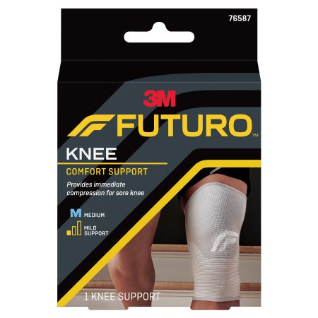 3M Knee Support 3M™ Futuro™ Comfort Lift Medium Pull-On 14-1/2 to 17 Inch Knee Circumference Left or Right Knee - Case of 24 - 76587ENR-CS
