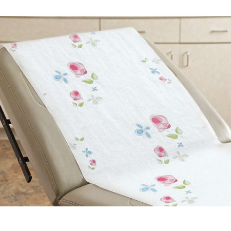 Graham Medical Products Table Paper Rose Garden® 21 Inch Width White Smooth - Each - 46845-EA