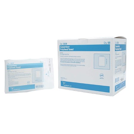 Cardinal O.R. Towel Best Value™ 18 W X 26 L Inch White Sterile - Case of 100 - 3520-CS