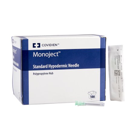 Cardinal Hypodermic Needle Monoject™ SoftPack 1 Inch Length 18 Gauge Regular Wall Without Safety - Case of 1000 - 1188818100-CS