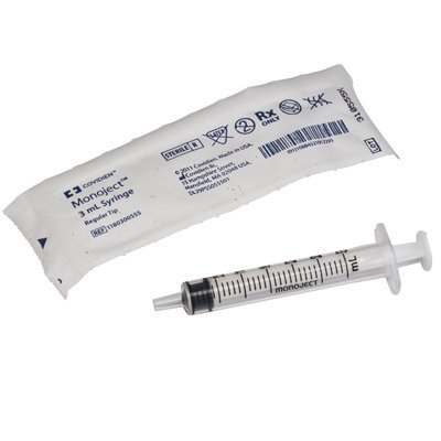 Cardinal General Purpose Syringe Monoject™ Luer Slip Tip Without Safety - Case of 800 - 1180300555-CS