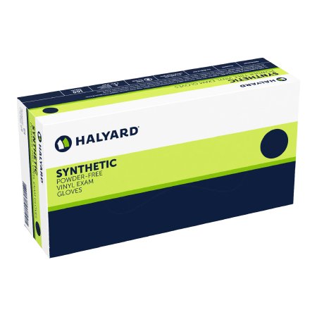 O&M Halyard Inc Exam Glove Halyard™ Small NonSterile Vinyl Standard Cuff Length Smooth Clear Not Rated - Case of 1000 - 55031-CS